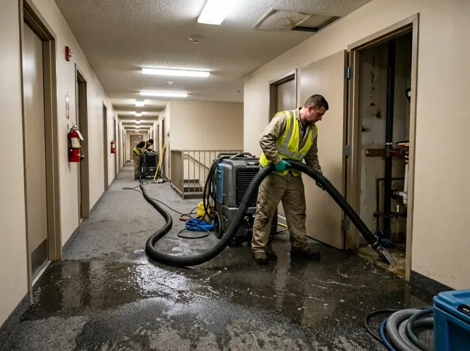 multi-unit-apartment-hallway-f-005 — frequently asked questions, Emergency Burst Pipe Water Extraction & Removal in Utica, OH